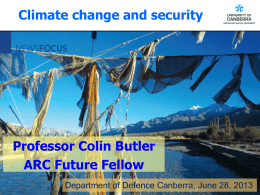 Part 1 - Climate Change and Security