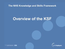 An overview of the KSF - Multiple Sclerosis Trust