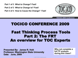 TOCICO Conference Template