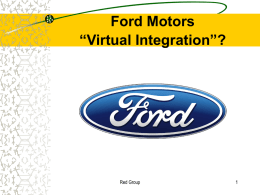 FORD GLOBAL BRANDS
