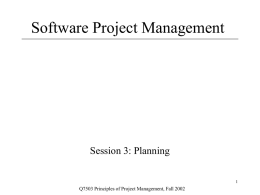 Non-functional - Software Project Management Resources