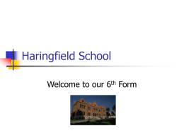Haringfield School - multimediastory.org