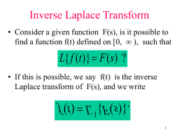 Superposition Principle & the Method of Undetermined