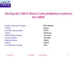 Moving the LHCb Monte Carlo production system to the GRID