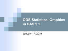 ODS Statistical Graphics in SAS 9.2