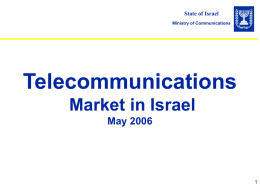 Israel's Telecom January 2001