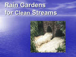 Rain Garden Powerpoint - Water Resources Education Network