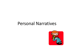 Personal Narratives - Casey County School District