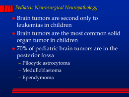 Pediatric Tumors - University of Pittsburgh