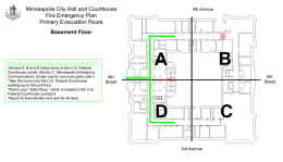 City Hall/Courthouse Evacuation Plan