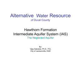 Alternative Water Resource of Duval County
