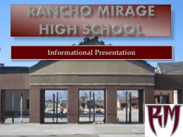 Rancho mirage high school
