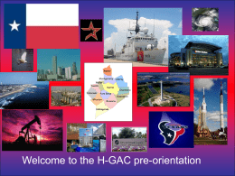 PPT 1.9MB - Houston-Galveston Area Council