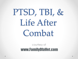 PTSD, TBI, STS, and You