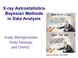 X-ray Astrostatistics Bayesian Methods in Data Analysis