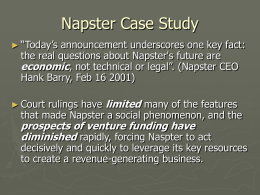 Napster Case