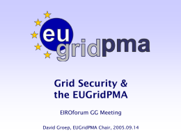 European Grid Policy Management Authority