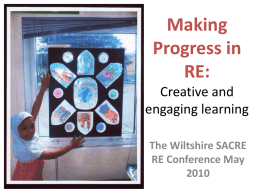 Making Progress in RE: Creative and engaging learning
