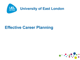 Business Partnerships Team - University of East London