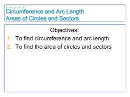 Area of a Circle - My Teacher Site