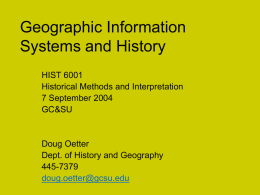 Basic Compter Mapping - Geographic Research Commons