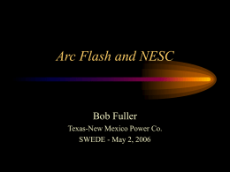 Arc Flash and NESC