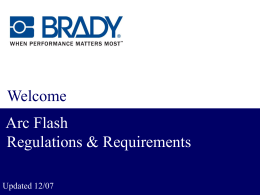 Arc Flash Regulations & Requirements