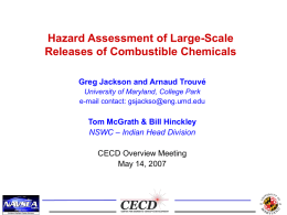 Hazard Assessment of Commercial Maritime Flammable and