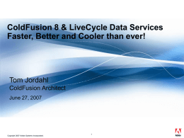 ColdFusion and FDS