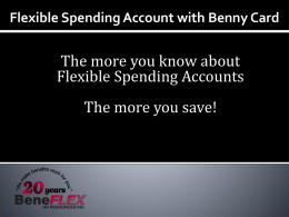 What is a Flexible Spending Account?