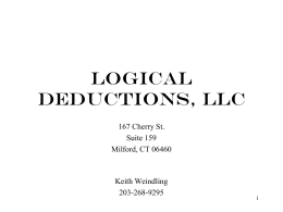LOGICAL DEDUCTIONS, LLC