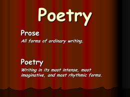 Poetry - NERIC