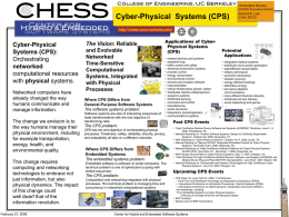 Cyber-Physical Systems (CPS)