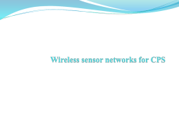 Pervasive and Mobile Computing From wireless sensor
