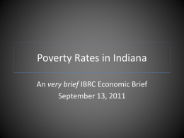 Poverty Rates in Indiana