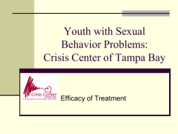 Youth with Sexual Behavior Problems
