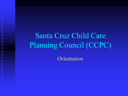 Santa Cruz Child Care Planning Council