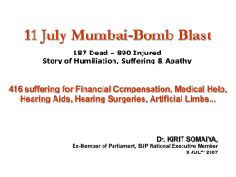 11/7 Blast - Mumbai