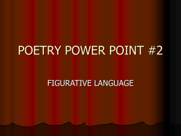 POETRY POWER POINT 2