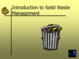 Reducing Your Wasteline