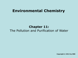 Environmental Chemistry - Robert Morris University