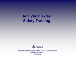 Analytical X-ray Safety Training