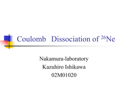 Coulomb Dissociation of 26Ne