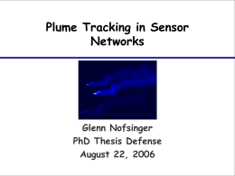 Plume Tracking and Process Detection in Sensor Networks