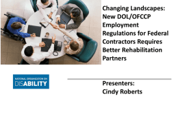 Identifying Federal Contractors
