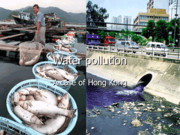 Water pollution - Department of Geography