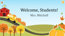 Welcome, Students! - Henry County Public Schools