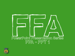 What is FFA