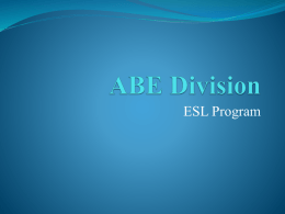 ABE Division