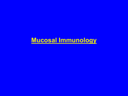 Mucosal Immunology - Tehran University of Medical Sciences